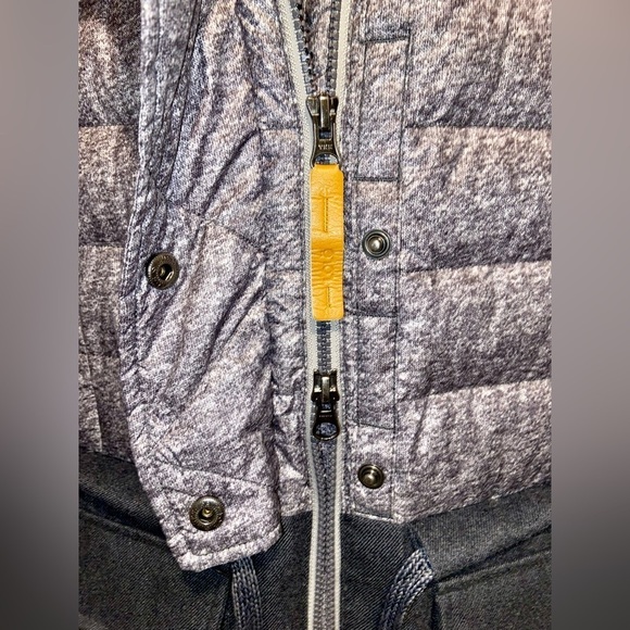 Women LOLË Nelly charcoal gray waterproof down filled Puffer Coat Sz Large - Picture 9 of 17